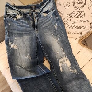 Judy Blue size 14 Distressed Jeans